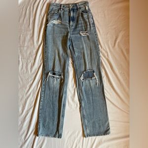 Pacsun 90s boyfriend jeans light wash #pacsun #boyfriend #jeans #90s